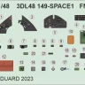 Eduard 3DL48149 FM-1 SPACE (EDU) 1/48