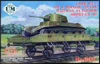 UMm 693 Tank BT-7 on a biaxial 20t Railway Platform 1/72