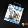 ЭВМ RS48090 И-16 тип-5 Облицовка капота (С воздухозаборником) и выхлопные патрубки (Серия "Интеграция") 1/48