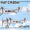Kora Model KPK72104 Fiat C.R.20 bis Luftwaffe Service 1/72