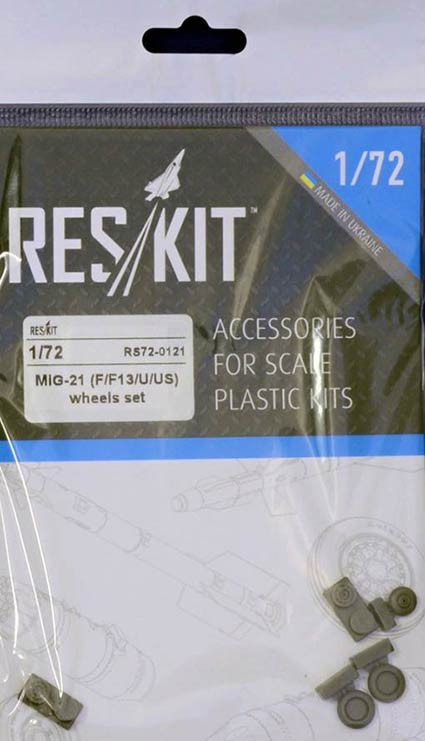 Reskit RS72-0121 MiG-21 F/F13/U/US wheels set (REV,MSVIT,ACAD) 1/72