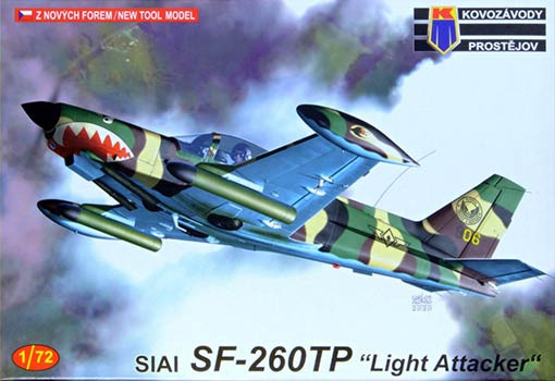 Kovozavody Prostejov 72214 SIAI SF-260TP 'Light Attacker' (4x camo) 1/72