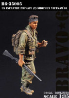 Bravo6 35005 U.S. Infantry Private (2), Vietnam '68 1/35