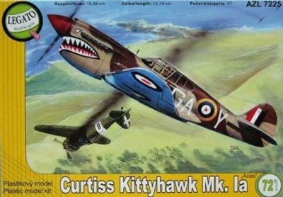 AZ Model AZML72025(AZL7225) Curtiss Kittyhawk Mk.Ia ACES (2x RAF) 1/72