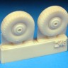 Barracuda Studios BCR72248 Bristol Beaufighter Mk.X Early Wheels - (designed to be used with Airfix kits) 1/72