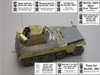 Aber 35075 German Sd.Kfz.250/9 (designed to be used with Dragon kits) 1/35