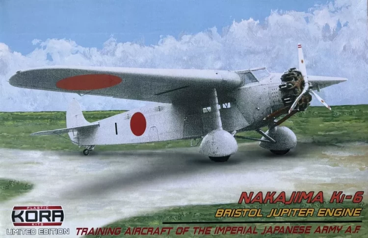 Kora Model PK72203 Nakajima Ki-6 Bristol Jupiter Eng. (3x camo) 1/72