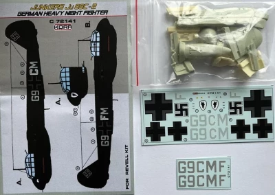 Kora Model C72141 Junkers Ju 88C-2 Conv.set (REV) 1/72