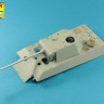 Aber 35 L-300 7,5cm barrel with muzzle brake for Pz.Kpfw.Ausf.G Ausf.G Panther (designed to be used with Takom kits) 1/35