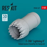 Reskit U48437 F-35B 'Lightning II' exh.nozzle Parked/Fly 1/48