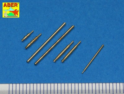 Aber A48112 Messerschmitt Bf-109E-3 to Bf-109G-4. Armament for German fighter 2 x MG.17 tips, 2 x MG.151; pitot tube (designed to be used with Academy, Airfix, Eduard, Hasegawa, Hobbycraft and Italeri kits) 1/48