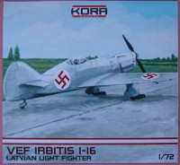 Kora Model 72201 VEF Irbitis I-16 Latvian Light Fighter 1/72