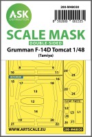Art Scale 200-M48030 Grumman F-14D Tomcat wheels and canopy frame paint masks (inside and outside) 1/48