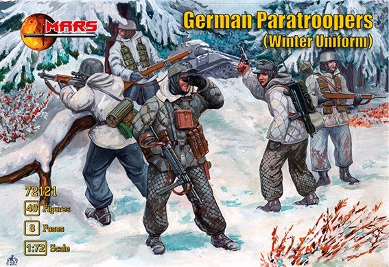 Mars MAR72121 German Paratroopers winter uniform. (WWII) 1/72