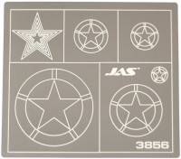 Jas 3856 Трафарет для вырезания американских звезд