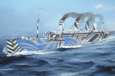 Trumpeter 03720 Olympic - трансатлантический пассажирский лайнер 1/200