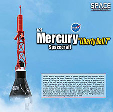Dragon 50393 Космический аппарат Mercury Spacecraft "Liberty Bell 7" (1/72)