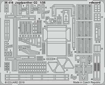Eduard 36416 SET Jagdpanther G2 (MENG) 1:35