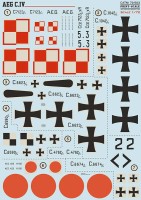 Print Scale 72503 AEG C. IV 1/72