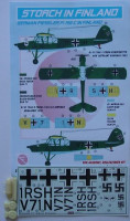 Kora Model DEC72160 Fiesler Fi-156C in Finland декали декали 1/72