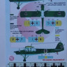 Kora Model DEC72160 Fiesler Fi-156C in Finland декали декали 1/72