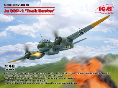 ICM 48228 Junkers Ju 88P-1 Tank Buster 1/48
