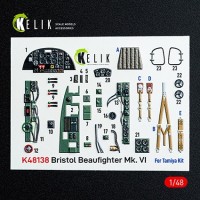 Reskit K48138 Bristol Beaufighter Mk.VI - interior 3D (TAM) 1/48