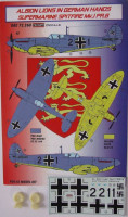 Kora Model DEC72260 Superm.Spitfire Mk.I PR.B (Luftwaffe) декали декали 1/72
