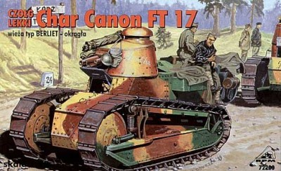 RPM 72200 Char Canon FT 17 turret Berliet