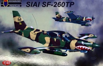 Kovozavody Prostejov 48014 SIAI SF-260TP (3x camo) 1/48