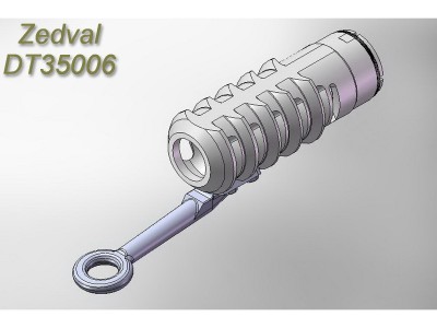 Zedval DT35006 Дульный тормоз для  Д-30 (2А18) 1/35