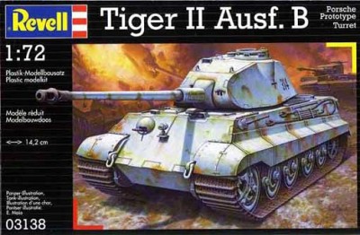 Revell 03138 Танк Королевский тигр с башней Порше (REVELL) 1/72