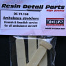 Kora Model DS72168 Ambulance stretchers Finnish&Swedish service 1/72