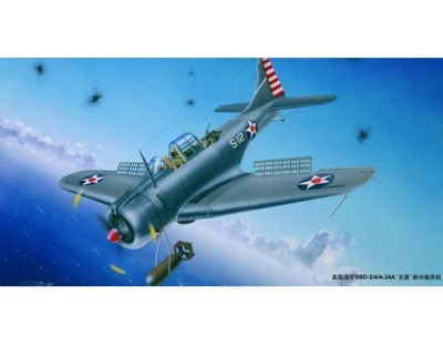 Trumpeter 02242 SBD-3/4 - А-24А &quot;Даунтлес&quot; 1/32