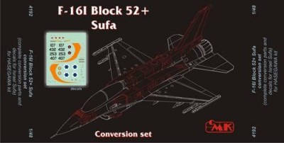 CMK 4192 F-16I SUFA IAF (eng. PW) conv. set for HAS 1/48