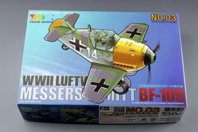 Tiger Model 0103 Немецкий истребитель Messerschmitt BF-109 (детский конструктор)