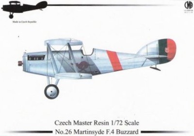 CZECHMASTER CMR-72026 1/72 Martinsyde F.4 Buzzard