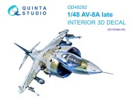 Quinta studio QD48292 AV-8A Late (Kinetic) 1/48