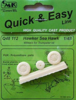 CMK Q48112 Hawker Sea Hawk - wheels for Trump. 1/48