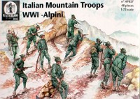 Waterloo 1815 WLAP057 ITALIAN MOUNTAIN TROOPS WWI Alpini x 45 pieces 1/72