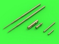 Master AM-72-071 MiG-17A/P/F (Fresco A, B, C) - 37mm and 23mm gun barrels set &amp; Pitot Tubes