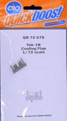 QuickBoost QB72670 Yak-1B cooling flap (ARMA H.) 1/72