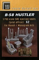 Sbs Model 48081 B-58 Hustler SAC 2x eject.seats (REV/MONO) 1/48
