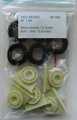 Reji Model 980 Disks+pneu (snow) O.Z.Racing / 5 screws 1/24