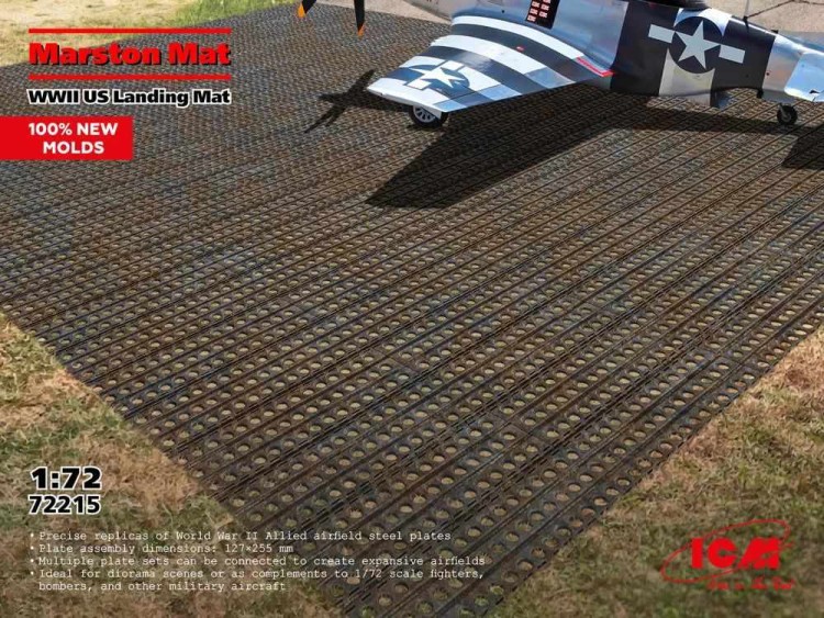 ICM 72215 Marston Mat - US Landing Mat WWII 1/72