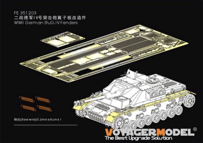 Voyager Model PE351203 WWII German StuG.IV Fenders(For RFM 5060) 1/35