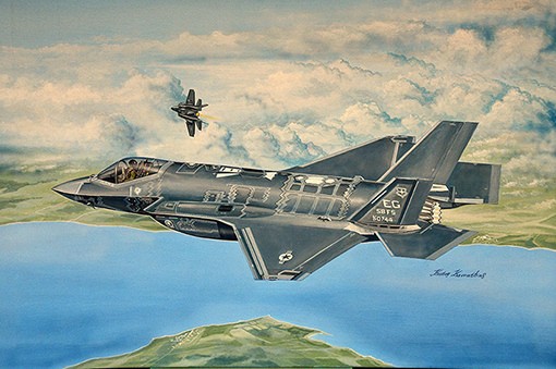 Trumpeter 03231 Американский истребитель F-35A «Lightning II» 1/32