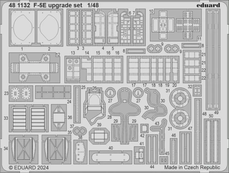 Eduard 481132 SET F-5E upgrade set (EDU) 1/48