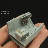 Quinta studio QD32203 B-25J Mitchell Glass nose (HK models) 3D Декаль интерьера кабины 1/32