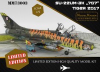 Model Maker Decals MM73003 Sukhoi Su-22UM-3K 707 Polish Tiger 2017 plastic model kit - - 1/72